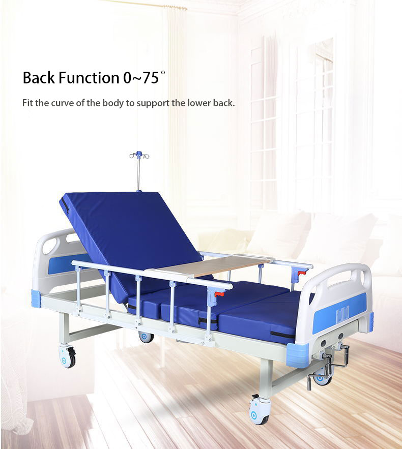 manual lift hospital bed