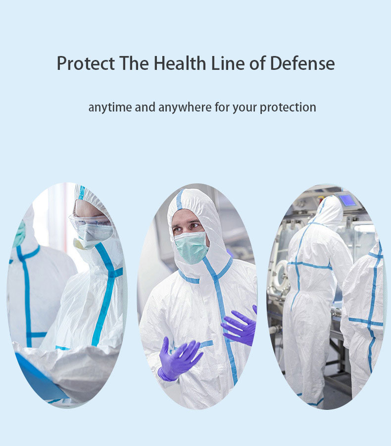 hooded personal protectively clothing