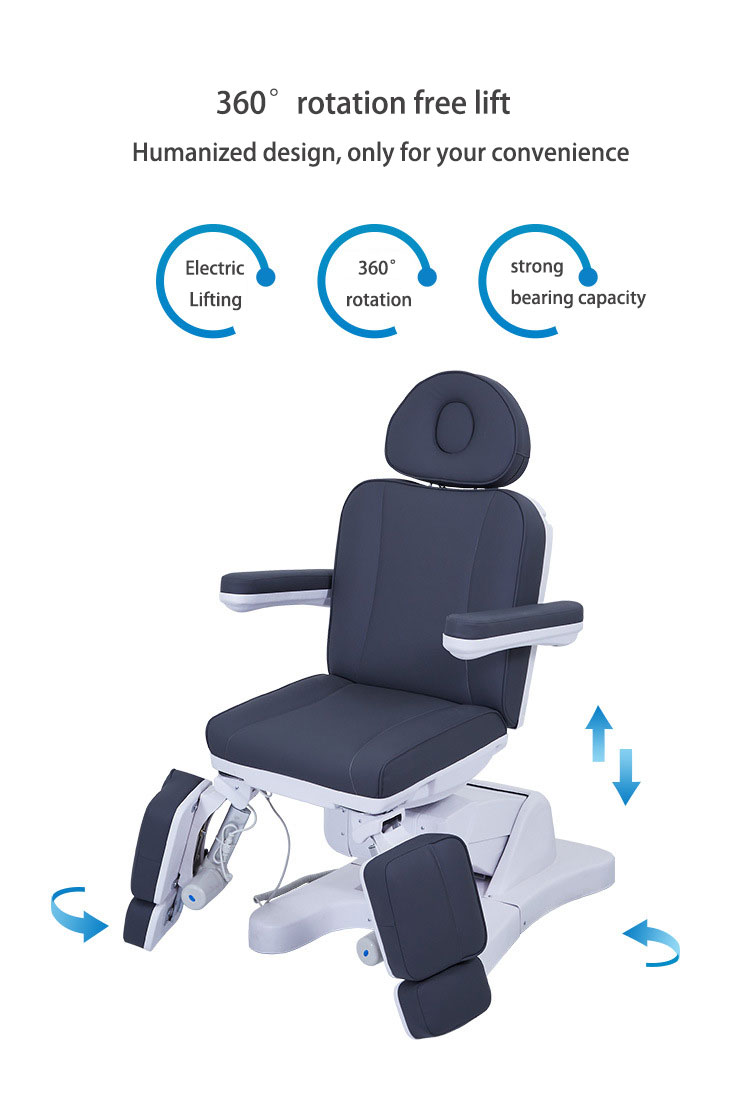 electric facial bed with 3 motors