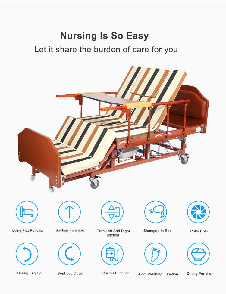 Multi-function hospital bed