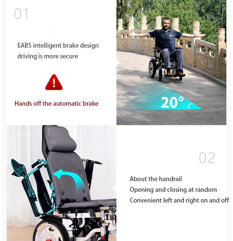 folding electric wheelchair