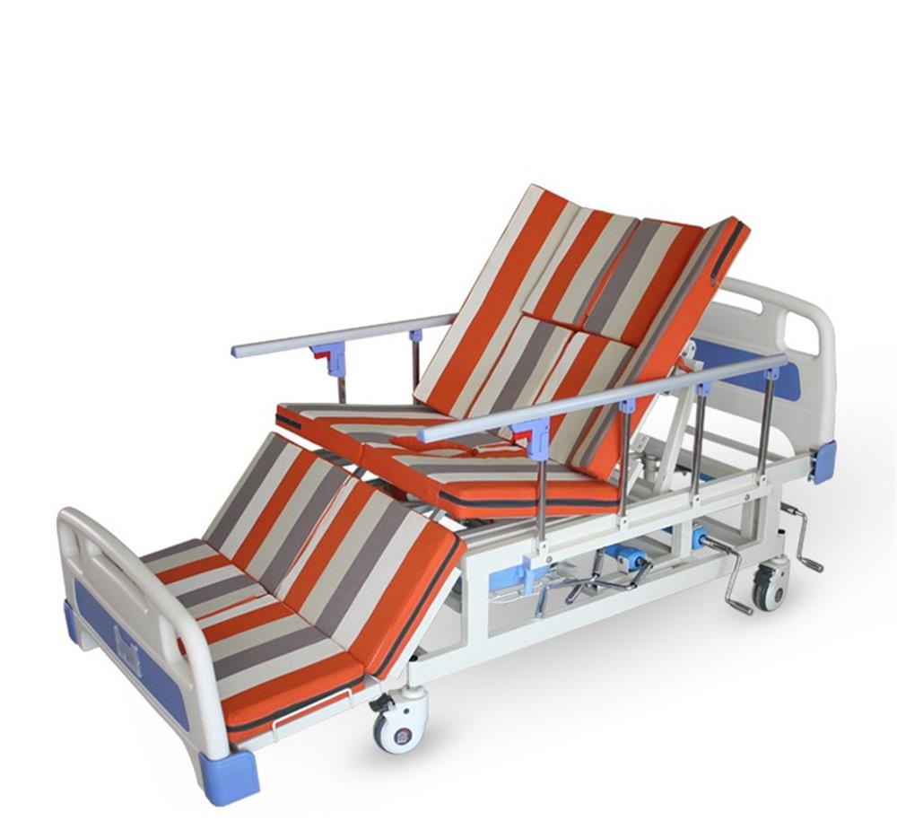 Semi-electric hospital beds