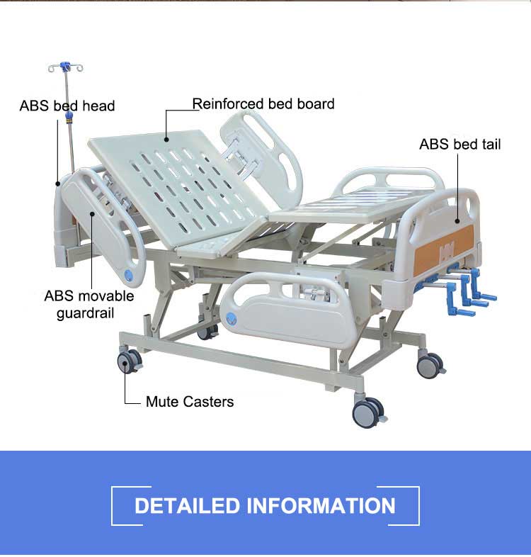 3 Function Manual Hospital Bed