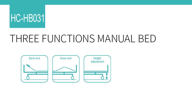 3 Crank Hospital Bed