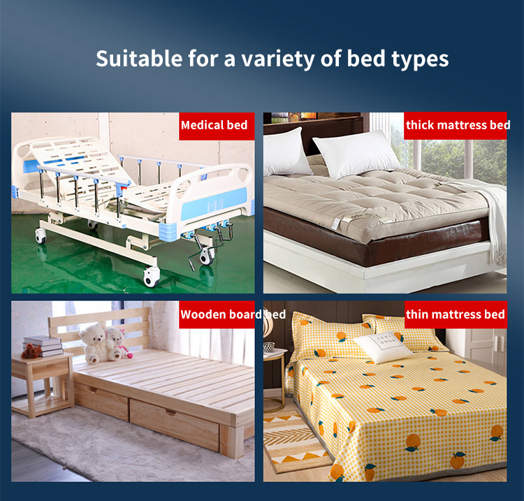 Medical Bed Accessory Foldable Aluminum Alloy Guardrail Clinic Household Medical Bed Guardrail