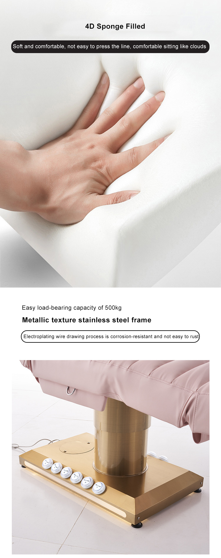 electric facial bed