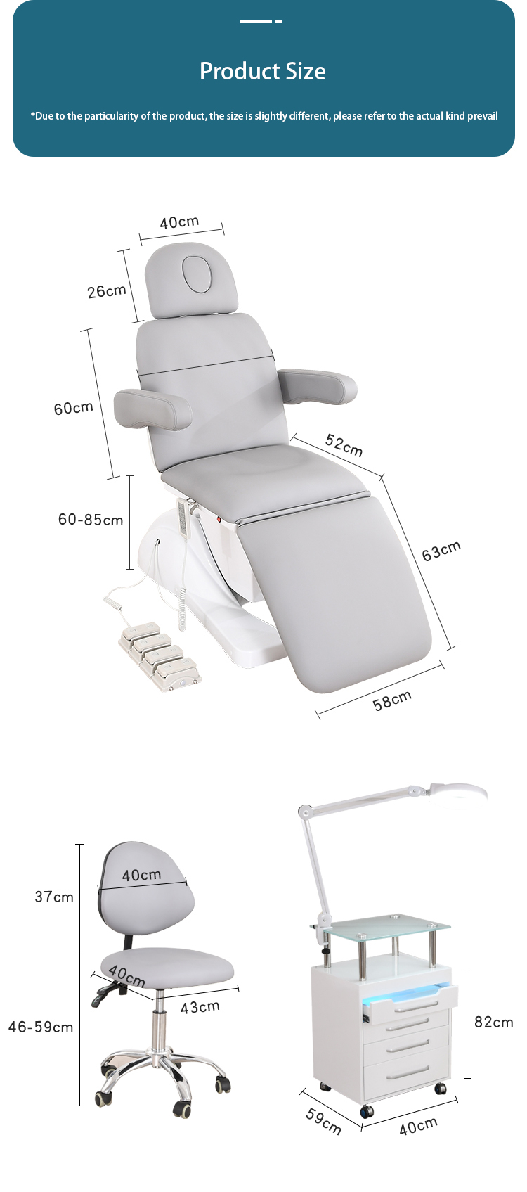 electric facial bed