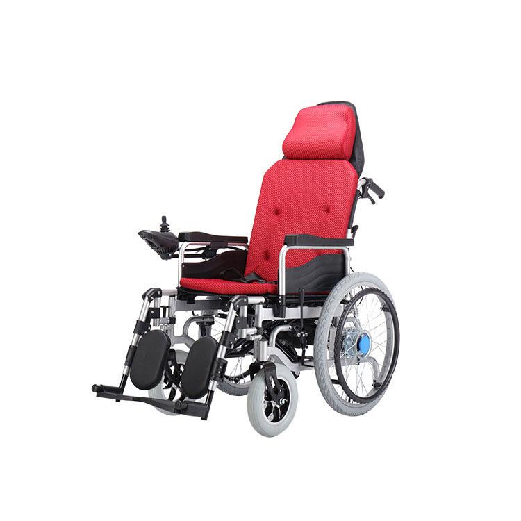 Foldable electric wheelchair lightweight