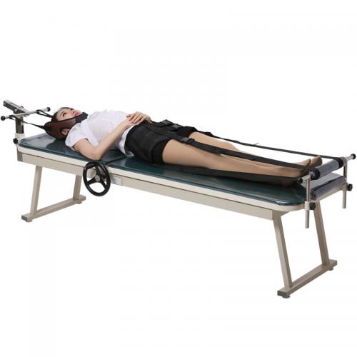 lumbar and neck traction bed