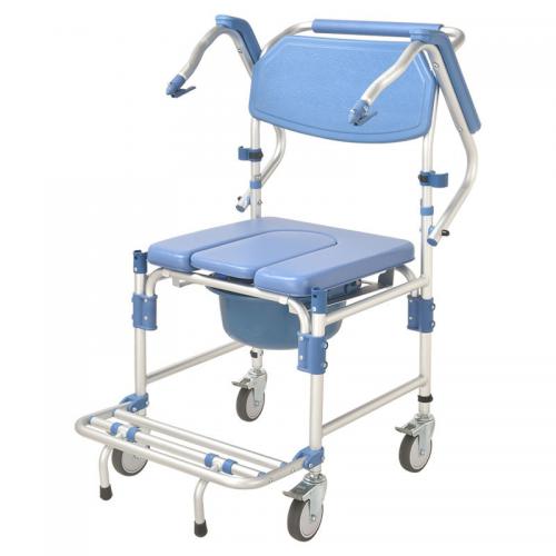 aluminum folding wheelchair with toliet