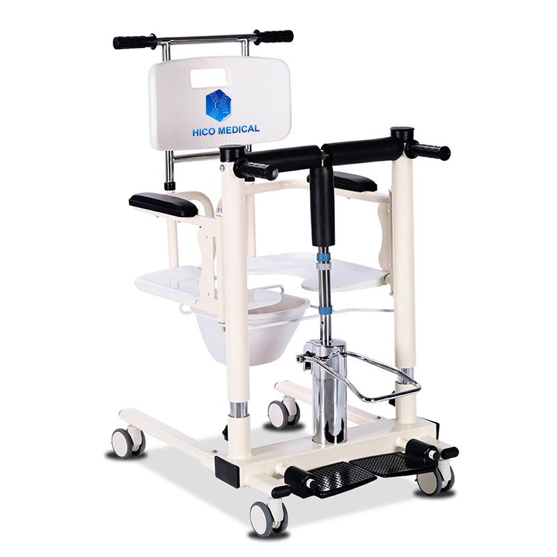 Hydraulic transfer chair for patient