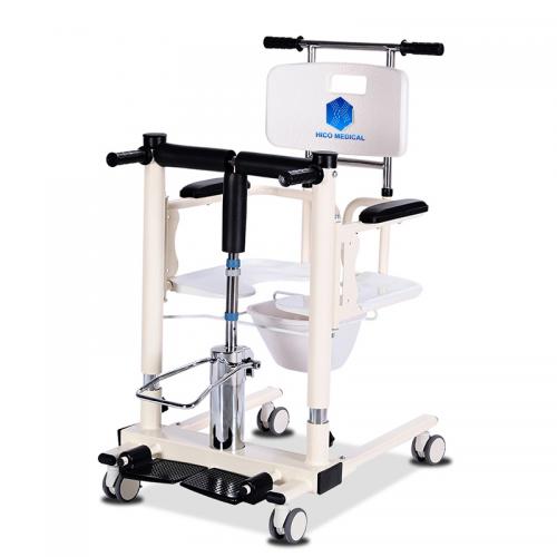 Hydraulic transfer chair for patient