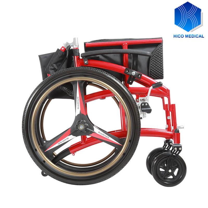 Folding sports wheelchair portable