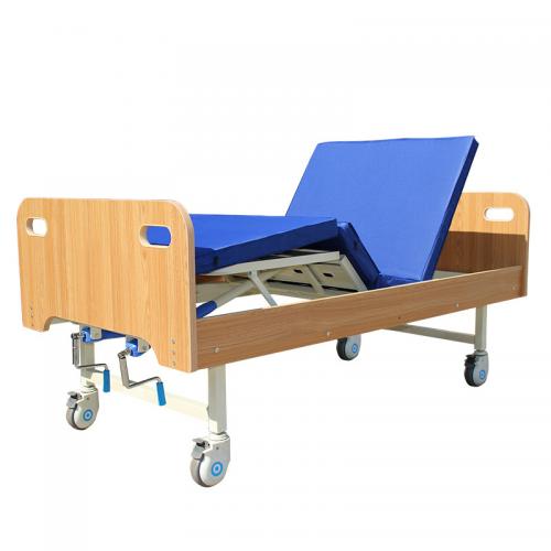 2 Cranks Manual Hospital Bed