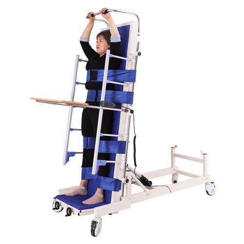 Disabled standing training bed